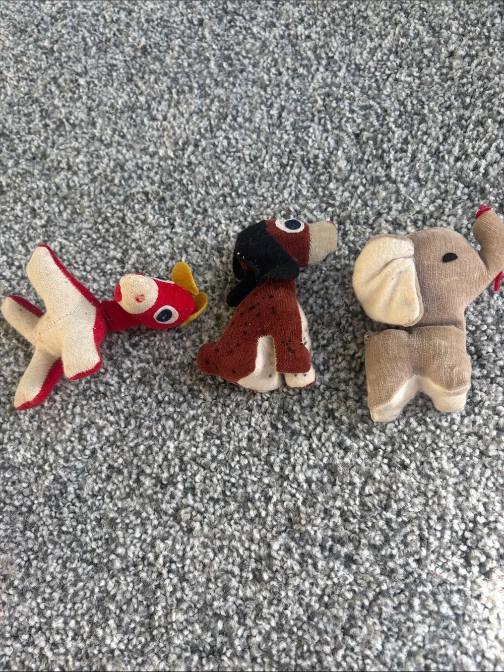 KAMAR Fun Sawdust Animals Vintage 1970’s Lot Japan